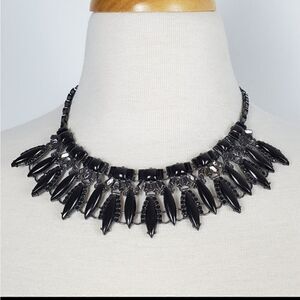 Womens  Choker Black Statement Necklace‎